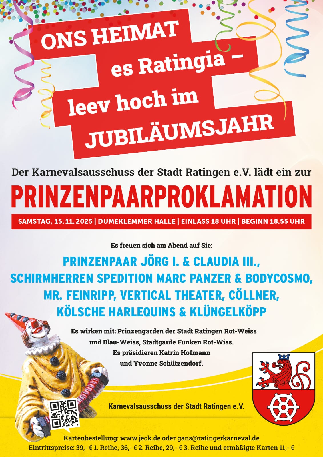 Prinzenpaarproklamation 2025
